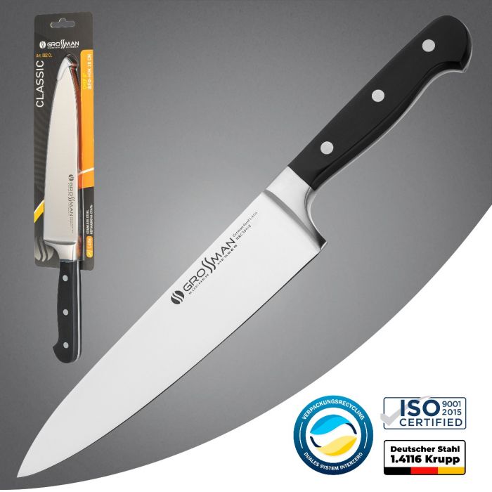 Шеф-нож 002 CL | от Grossman | Купить в Киеве, Харькове, Украине